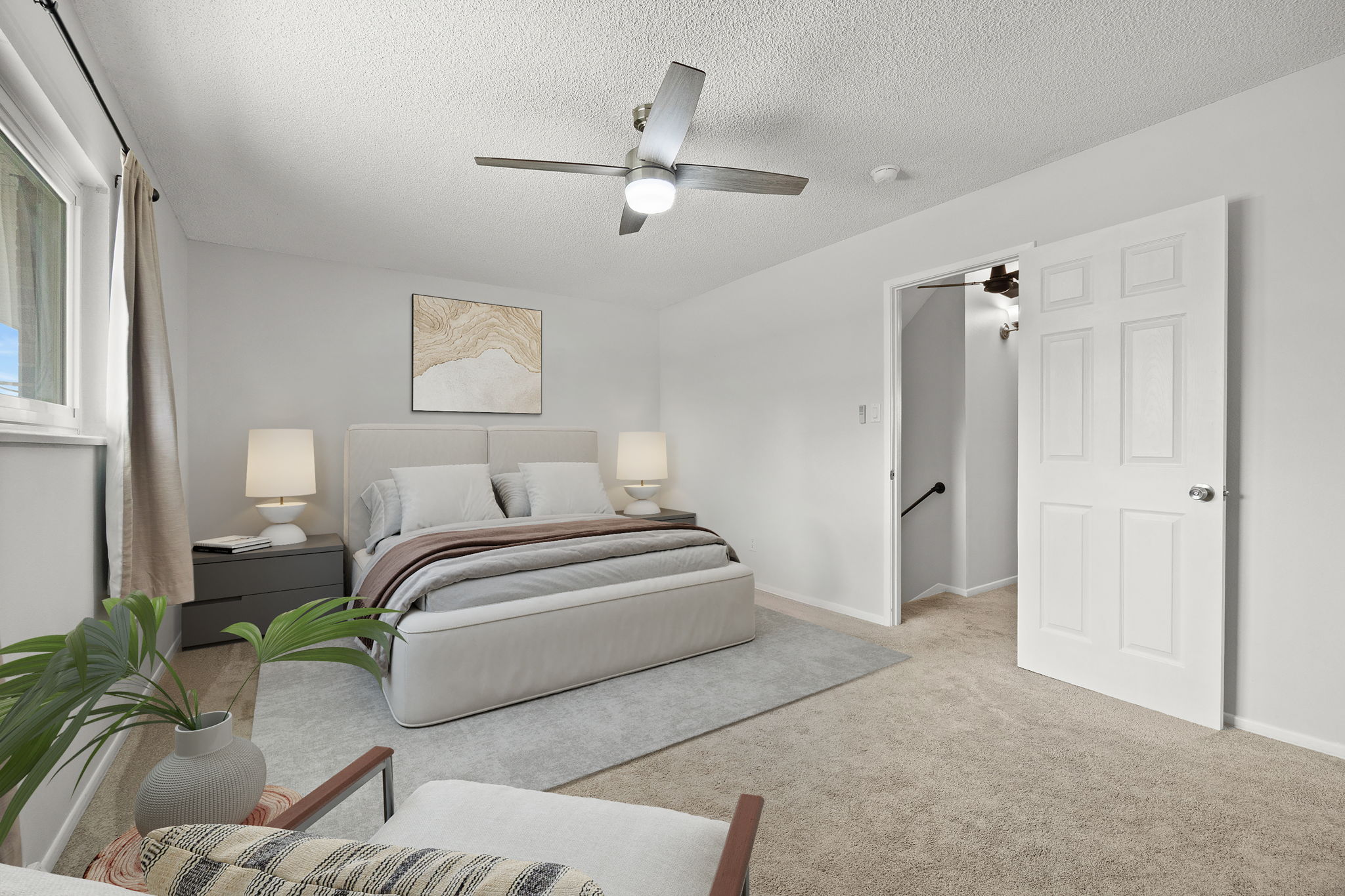 Large primary bedroom