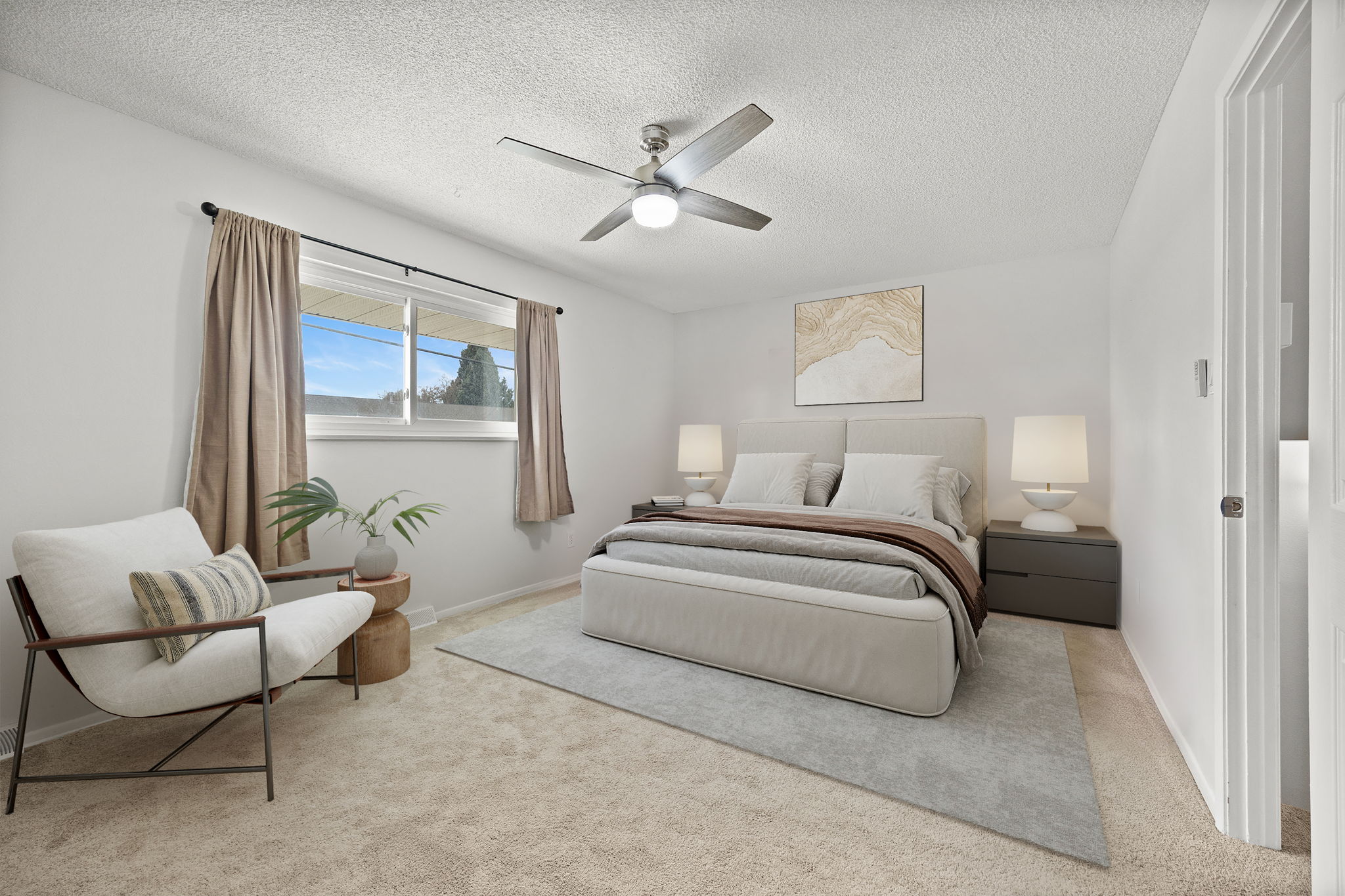 Ceiling fans in every room