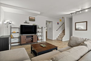 Entry opens to living room