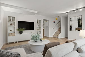 Entry opens to living room