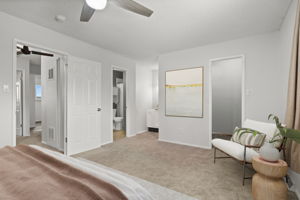 Walk in closet AND 2nd closet