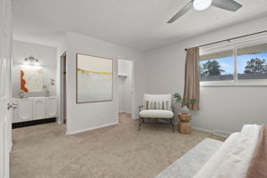 Nook near 2nd closet for vanity or dresser or sitting area