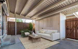 Covered patio and great storage - relax or entertain!