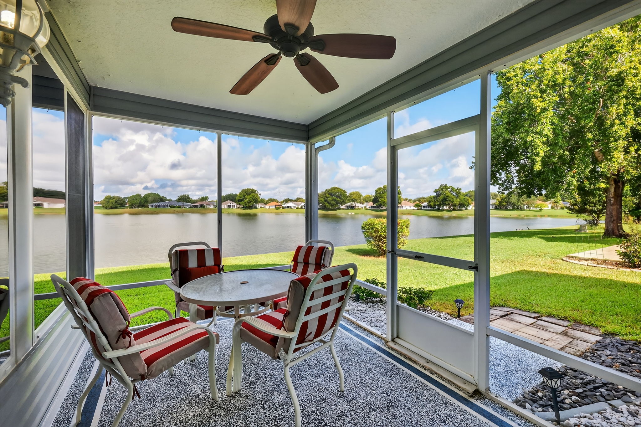 Screened Porch with Water Views