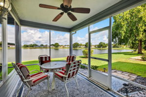 Screened Porch with Water Views