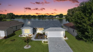 Twilight Front Elevation