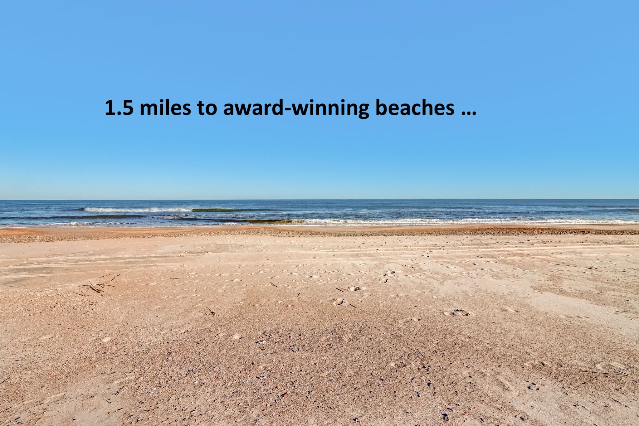 Ideally located, the home is just four minutes to the beaches!