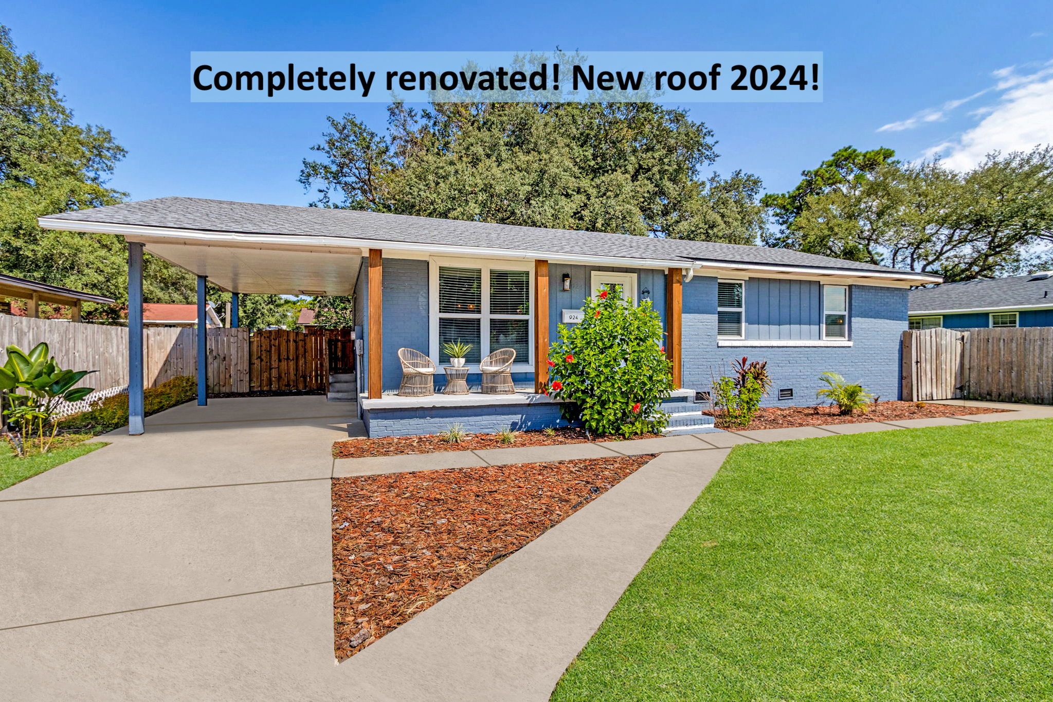 Completely renovated in 2023 and featuring a brand new roof!