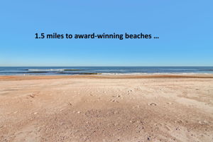 Ideally located, the home is just four minutes to the beaches!