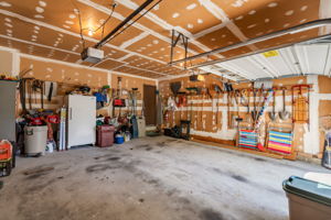 Even more storage w/attic above garage!
