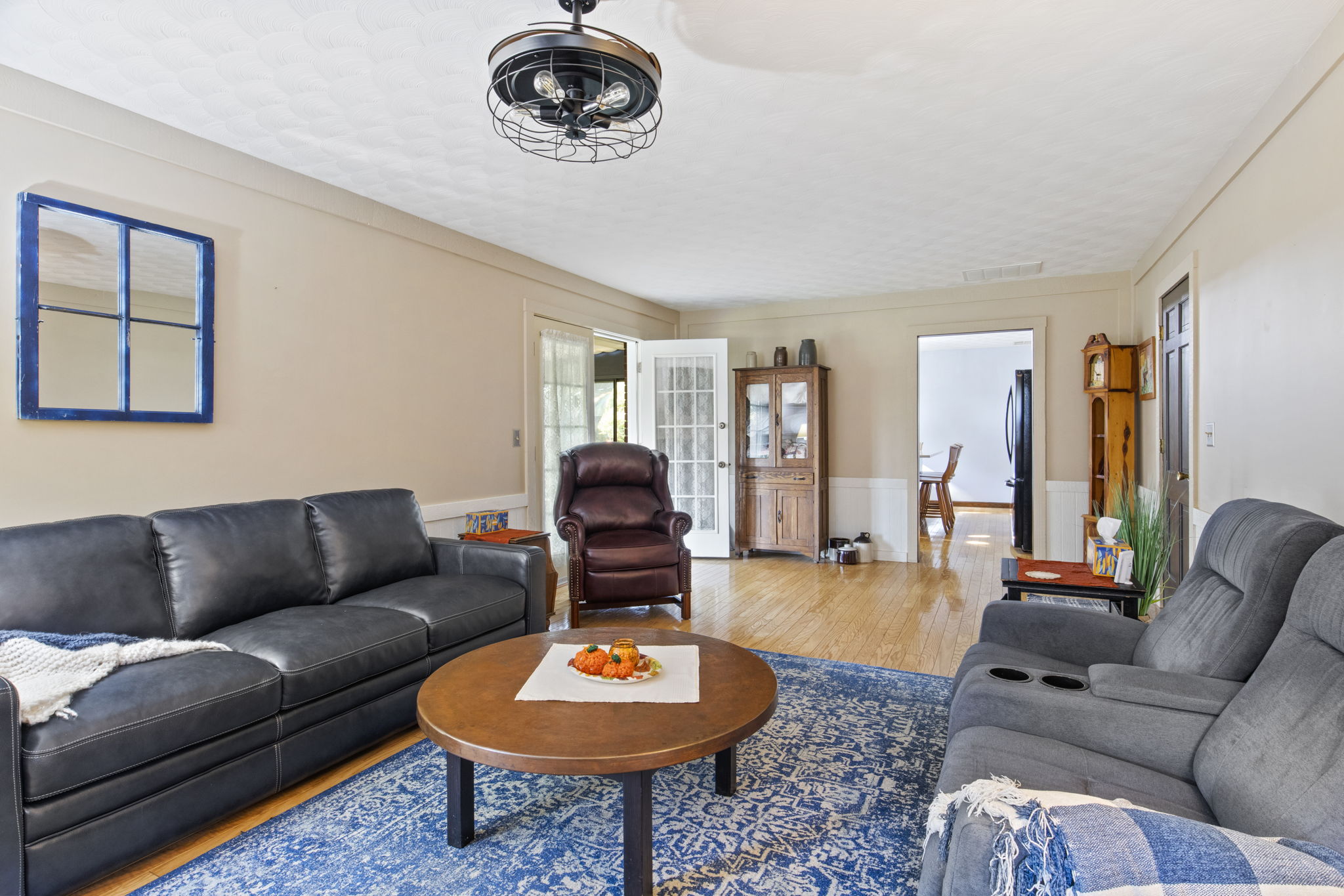 Family Room opens to kitchen and Four Seasons Room