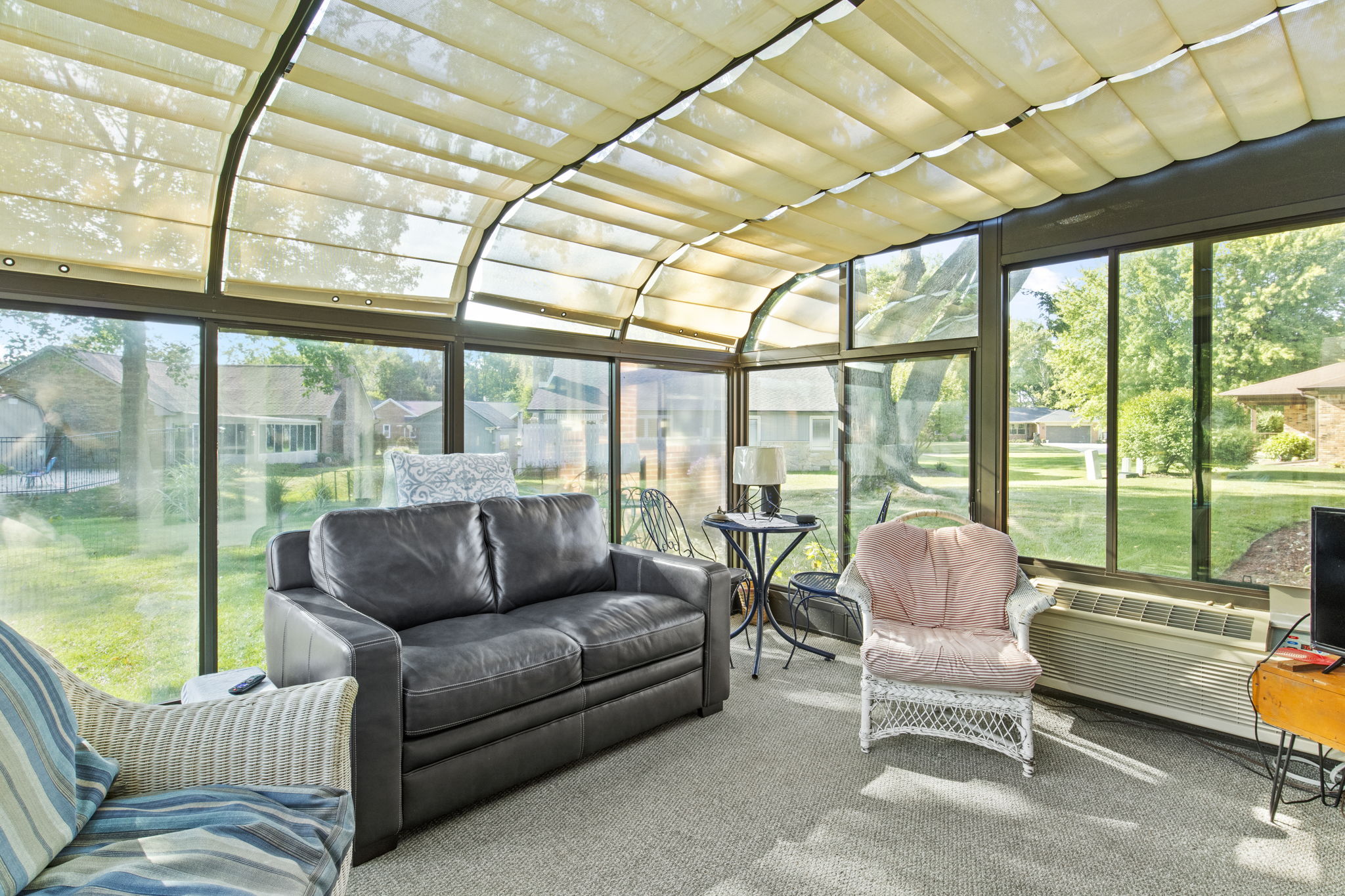 Four Seasons Room with customer shades