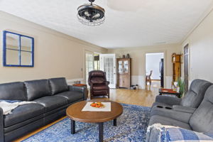 Family Room opens to kitchen and Four Seasons Room