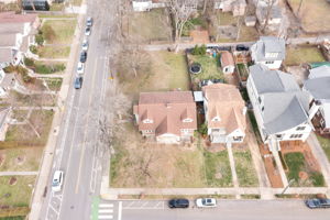 Aerial view of lot