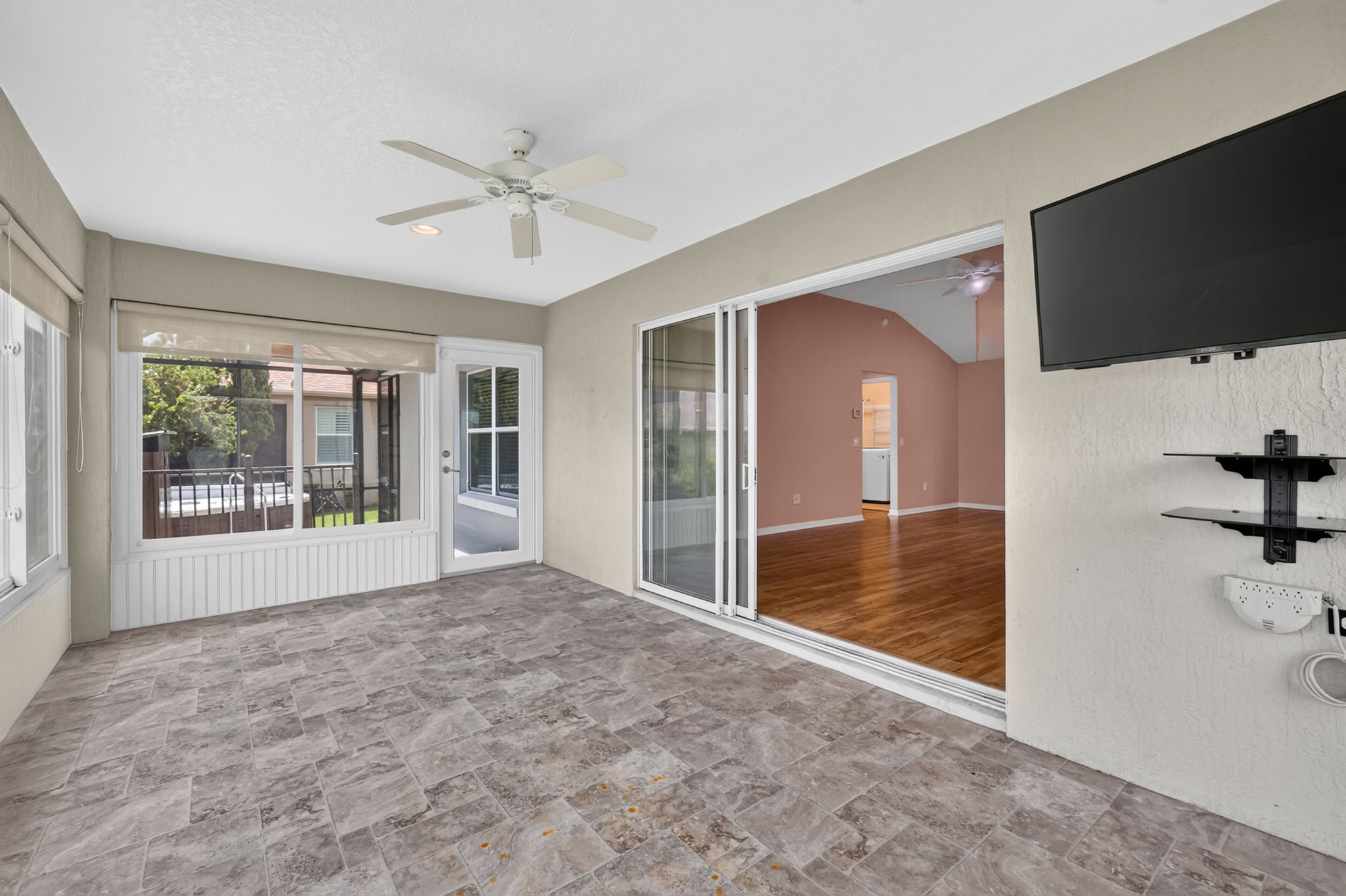 Glass-Enclosed Lanai