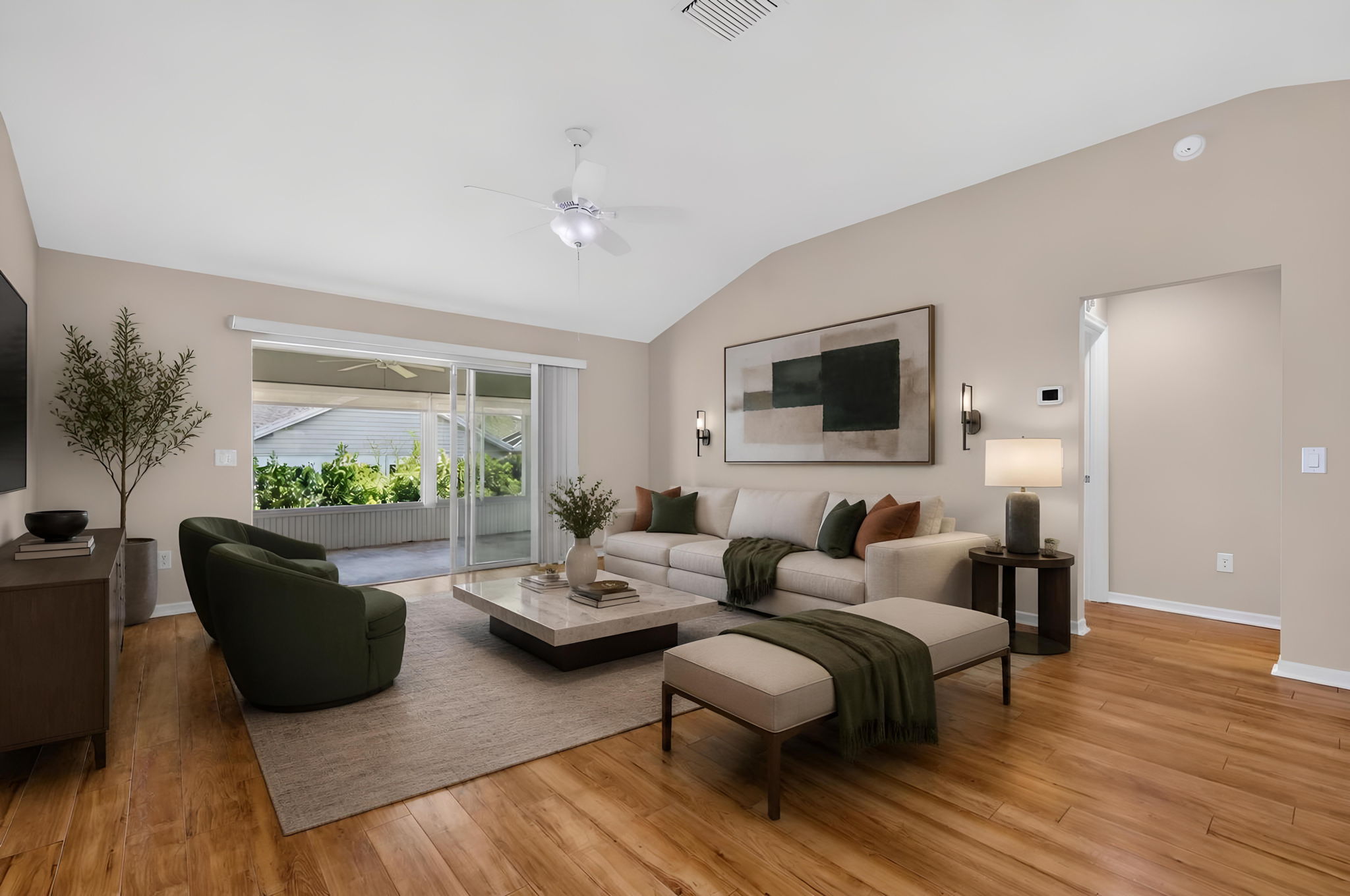 Living Room - Virtually Staged