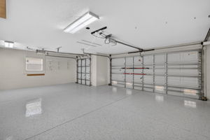 Expansive 669sf Two Car + Golf Cart Garage!