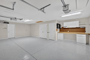 Expansive 669sf Two Car + Golf Cart Garage!