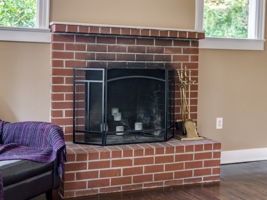 Brick Fireplace Detail