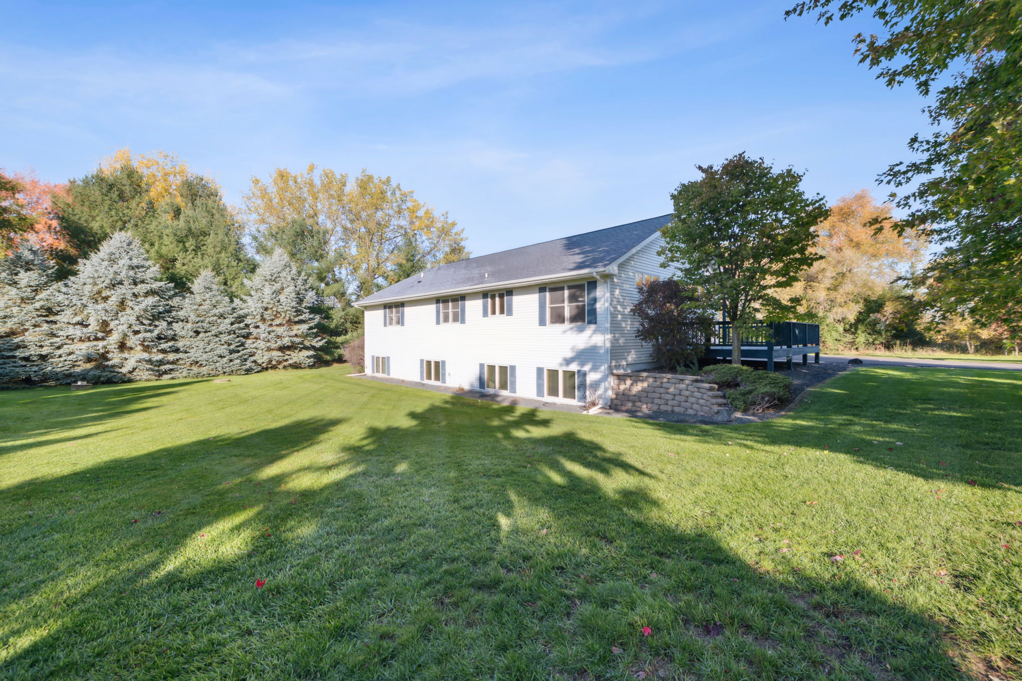 Tucked away on a beautiful 1.22 acre setting