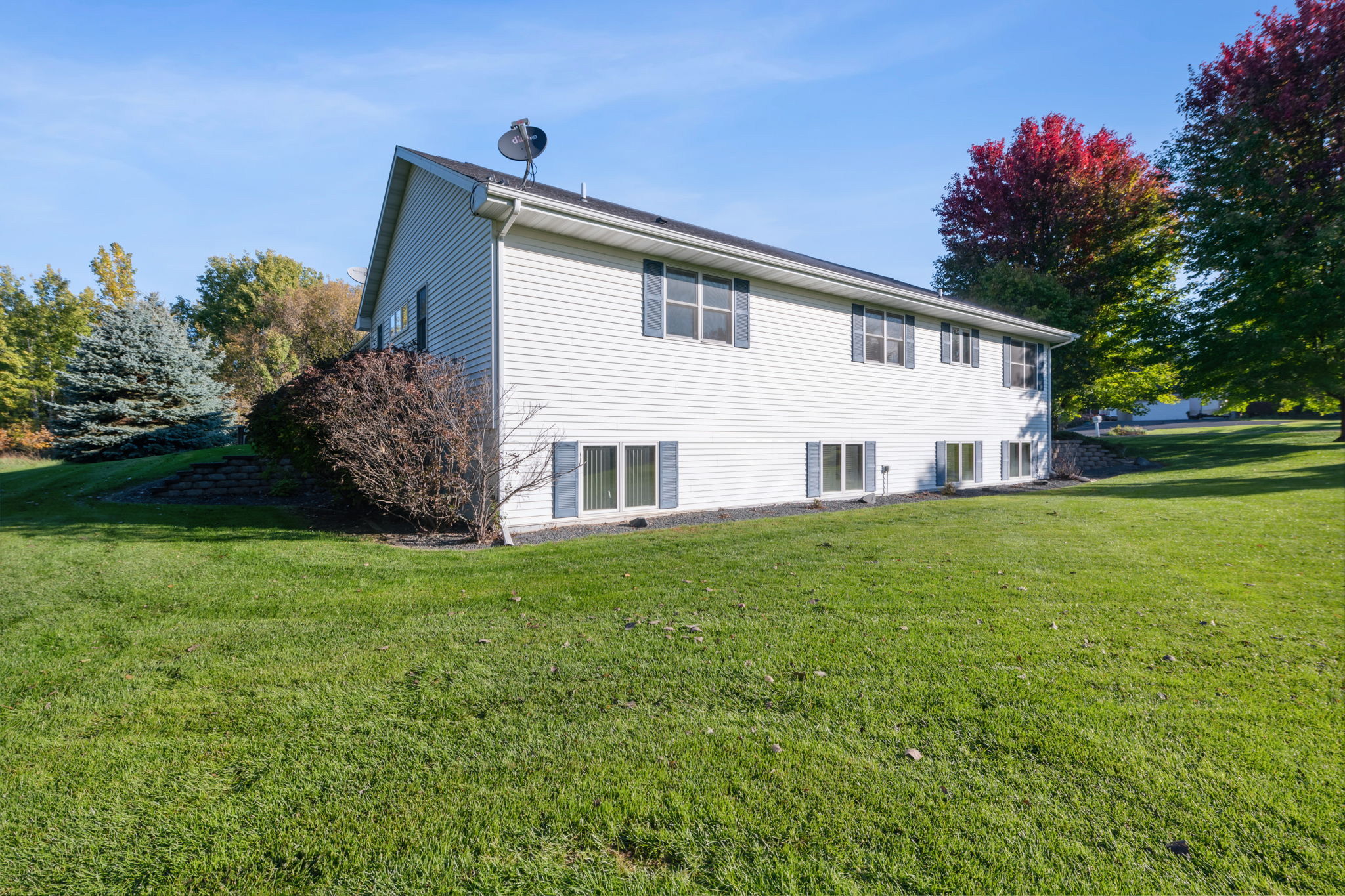 Awesome backyard to gather for fun & games or a potential  garden space