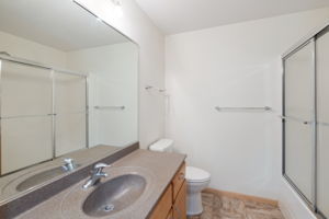 Main full bath located across from the 2nd main floor bedroom