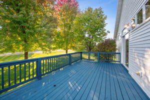 Relax on the newly refinished 12x24 deck