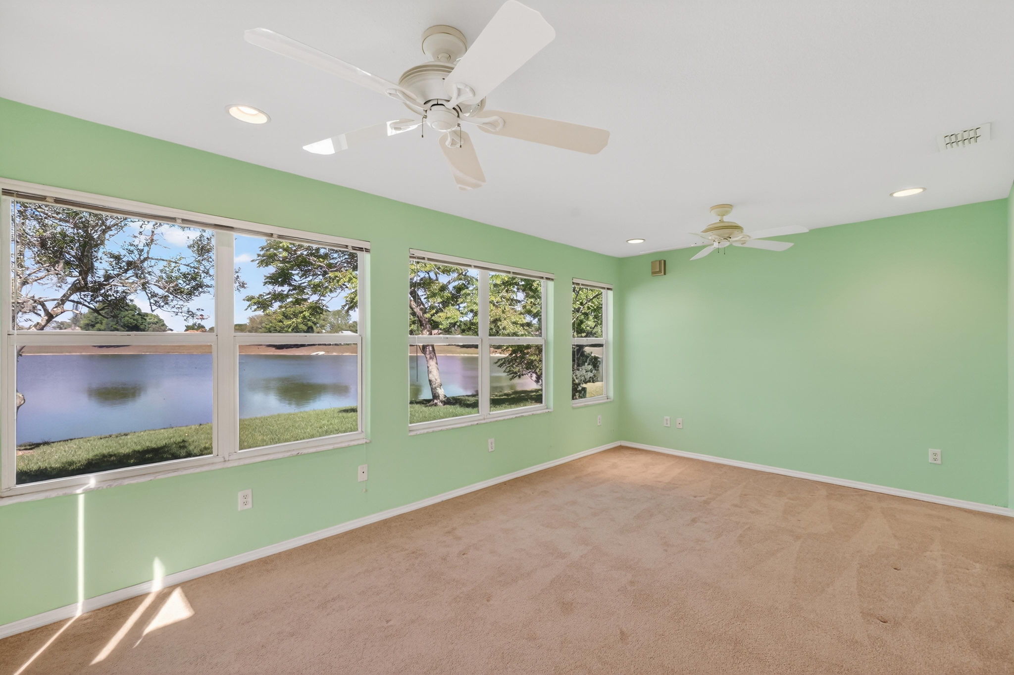 Florida Room with Water Views