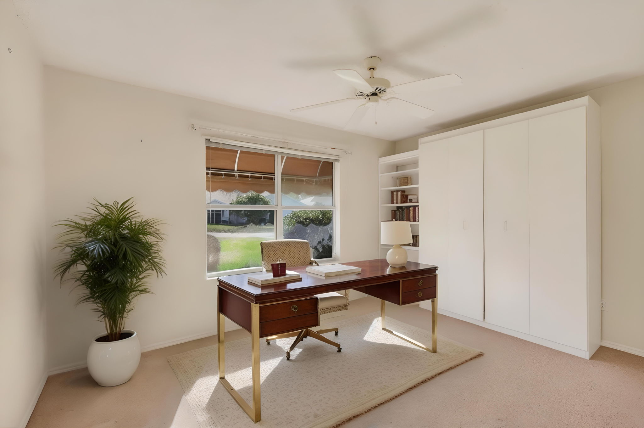 Second Bedroom-Virtually Staged as an Office