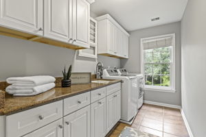 Upper level Laundry Room