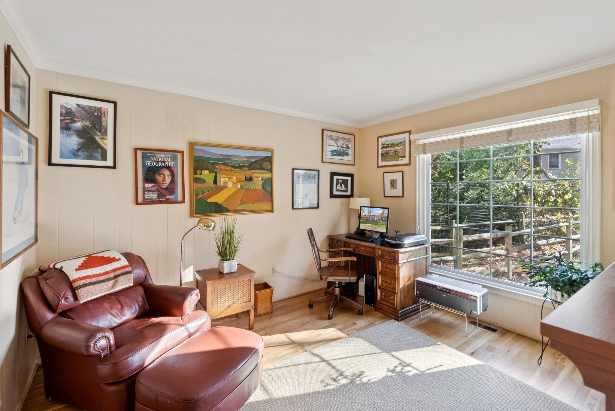 Office with Oversized Window