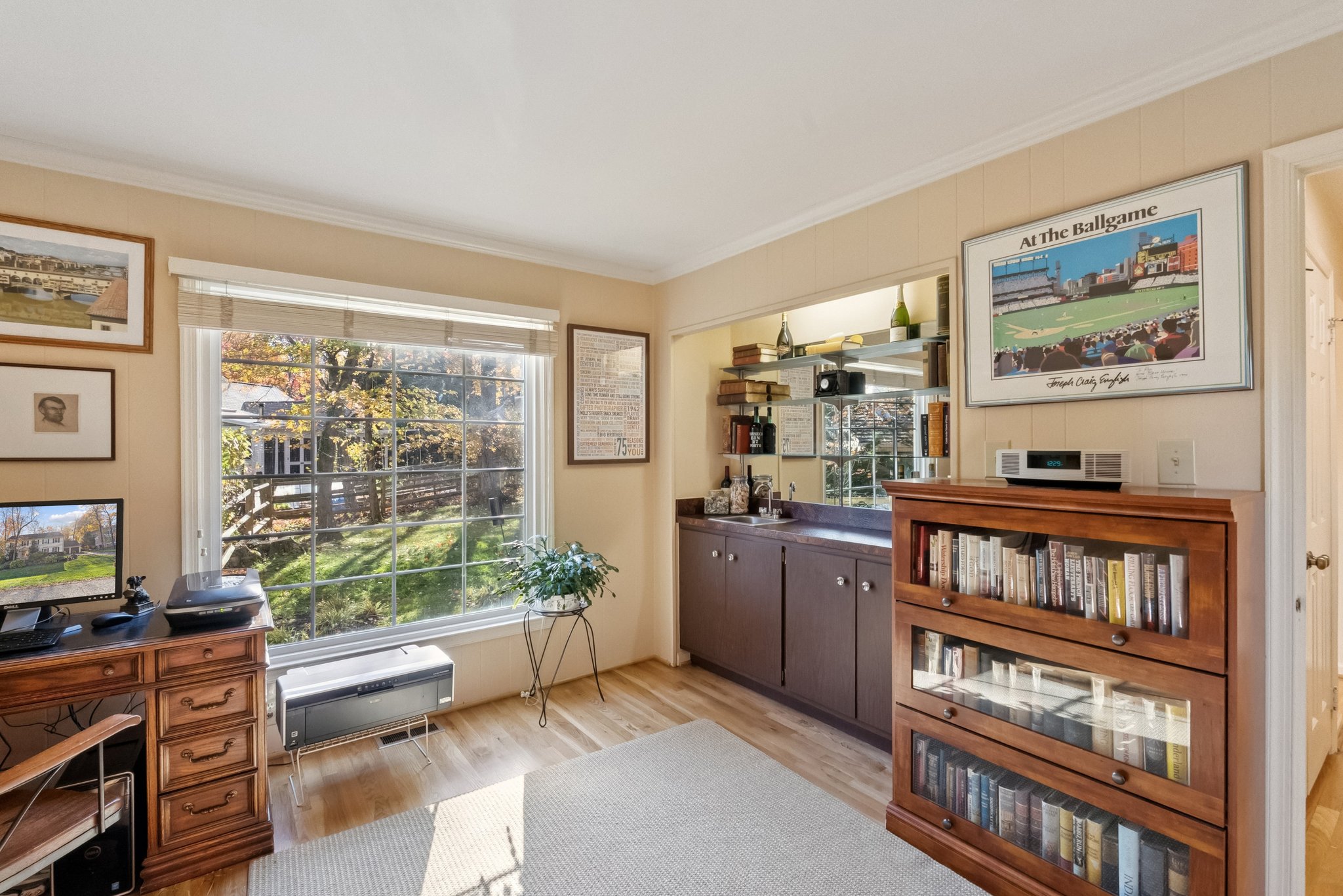 Office with Wet Bar