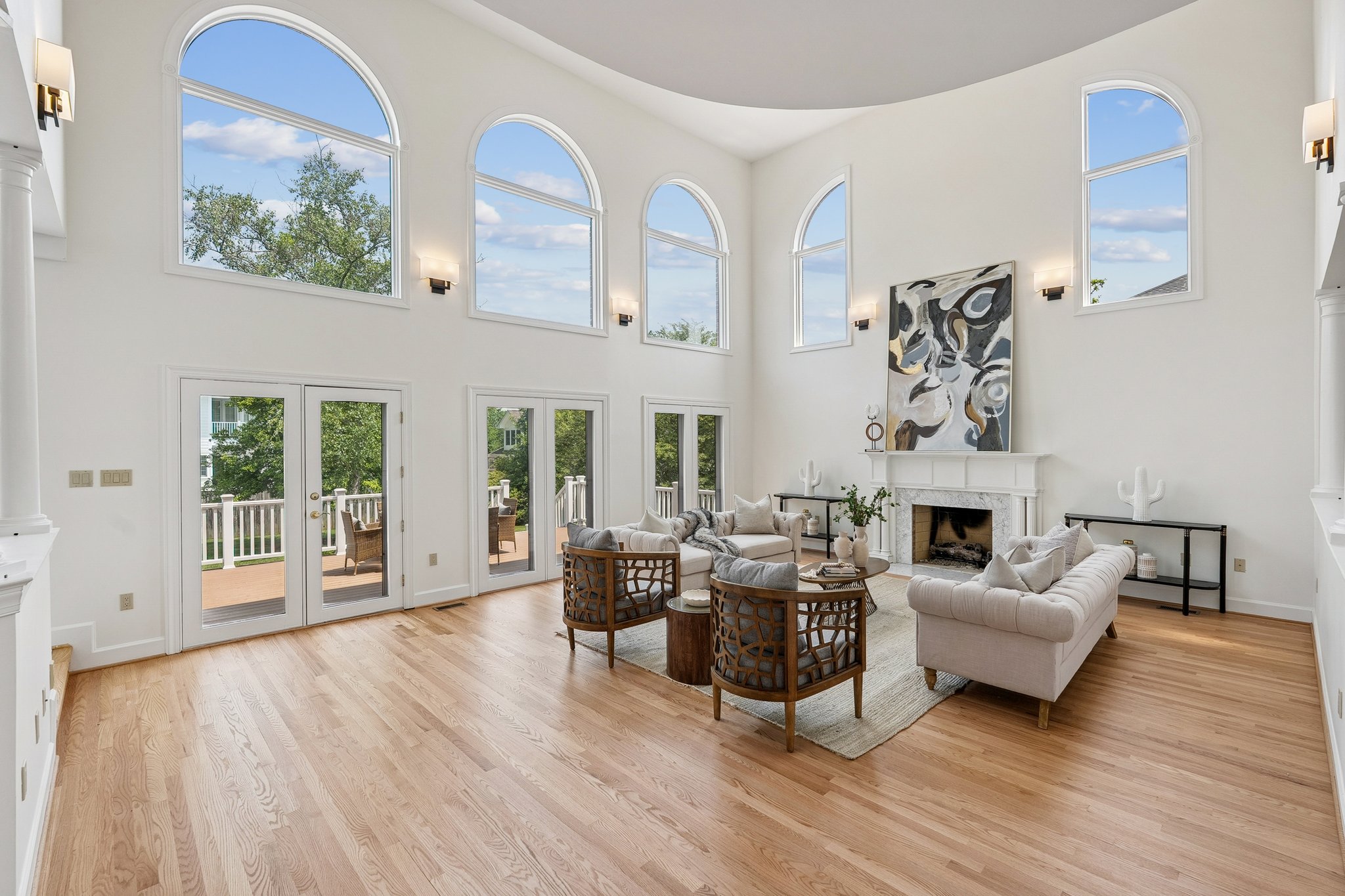 Two-Story Family Room