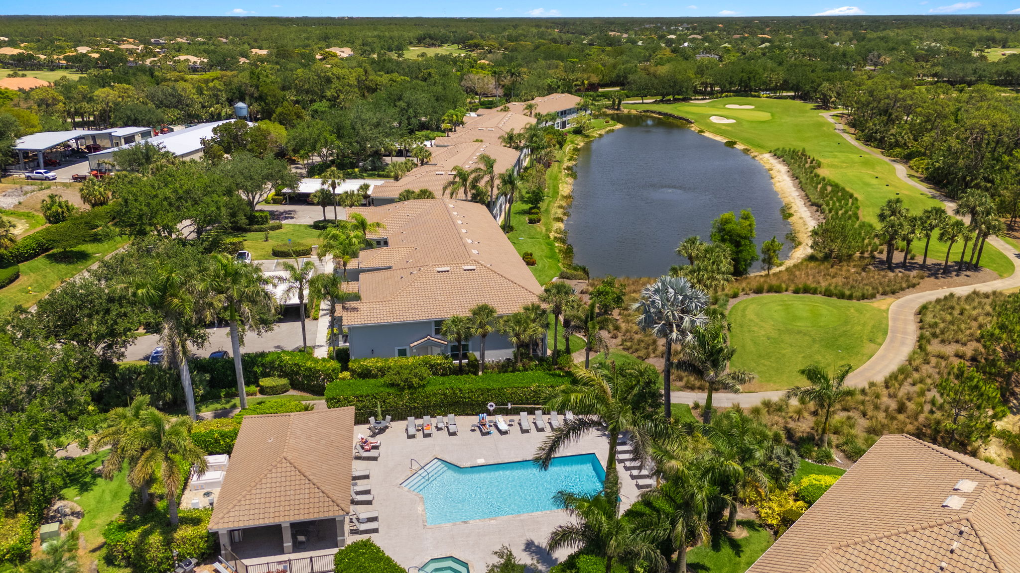 Aerial Side Exterior