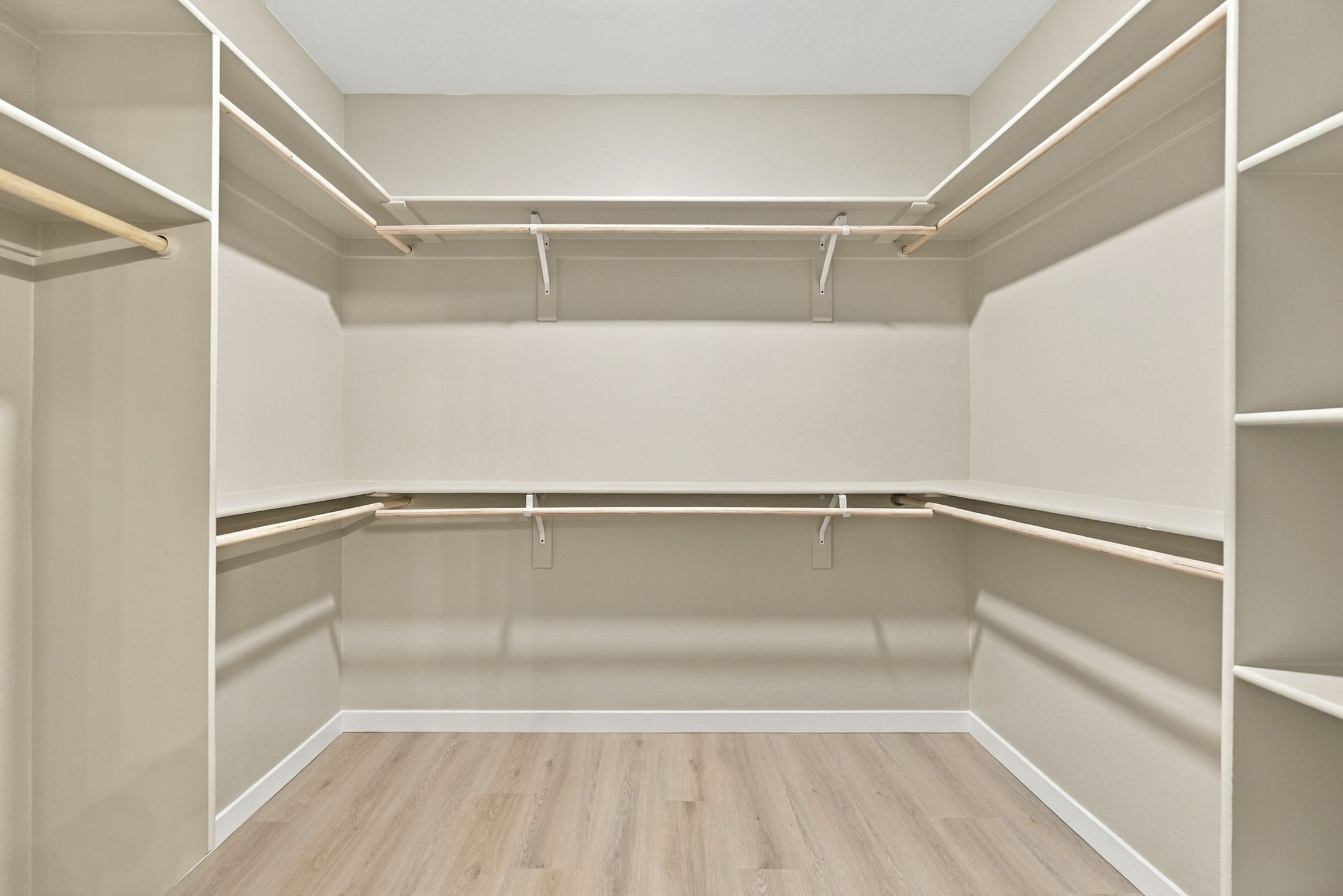 Primary closet