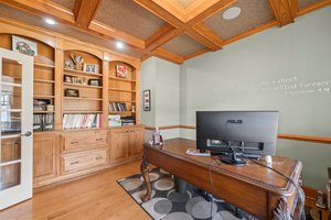 Office with Built Ins