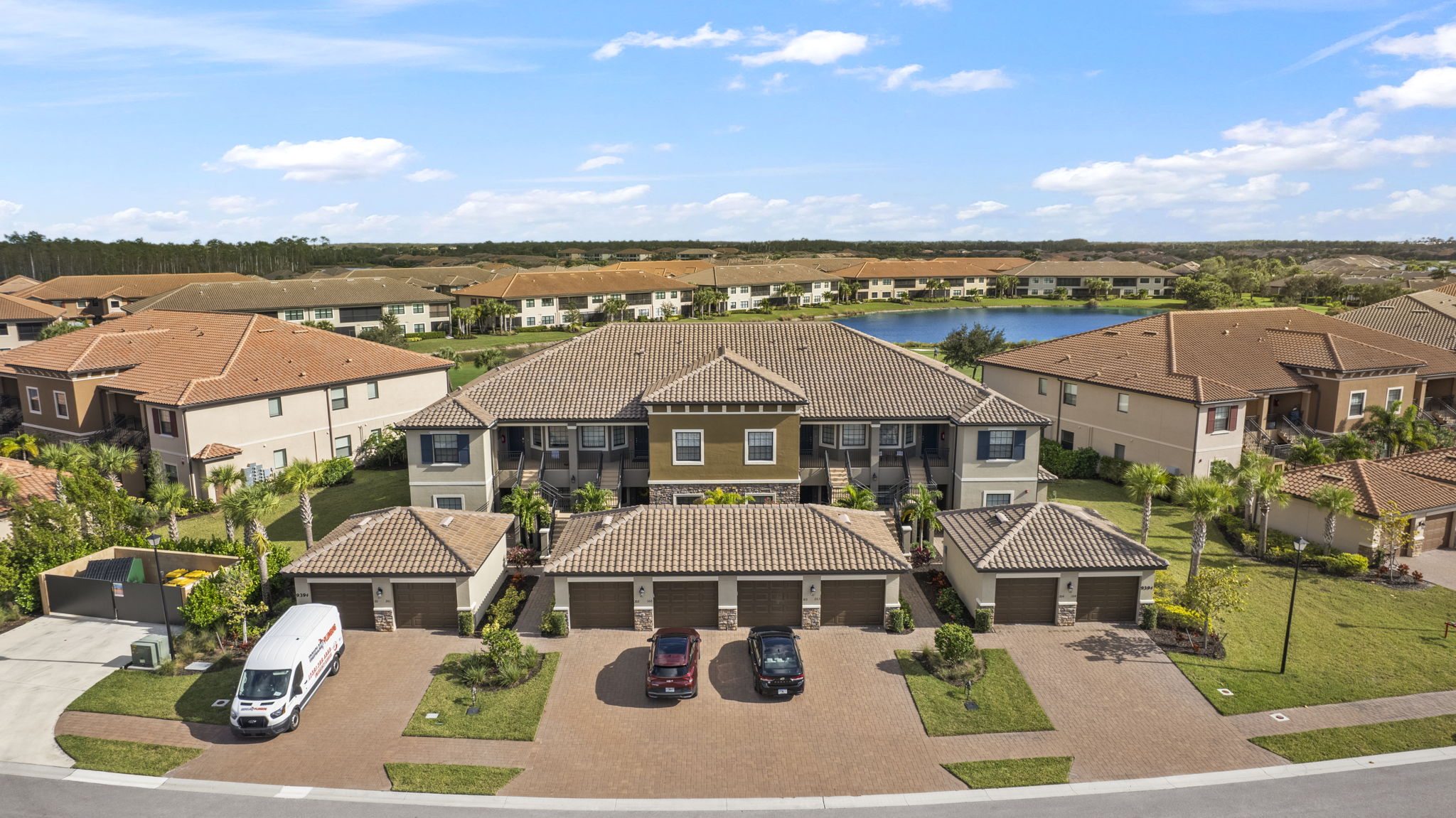 Aerial front Exterior