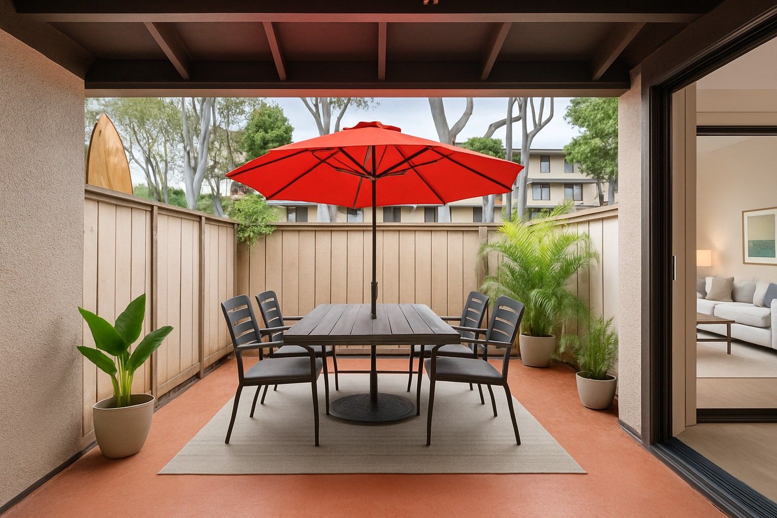 Enhanced Back Patio Area