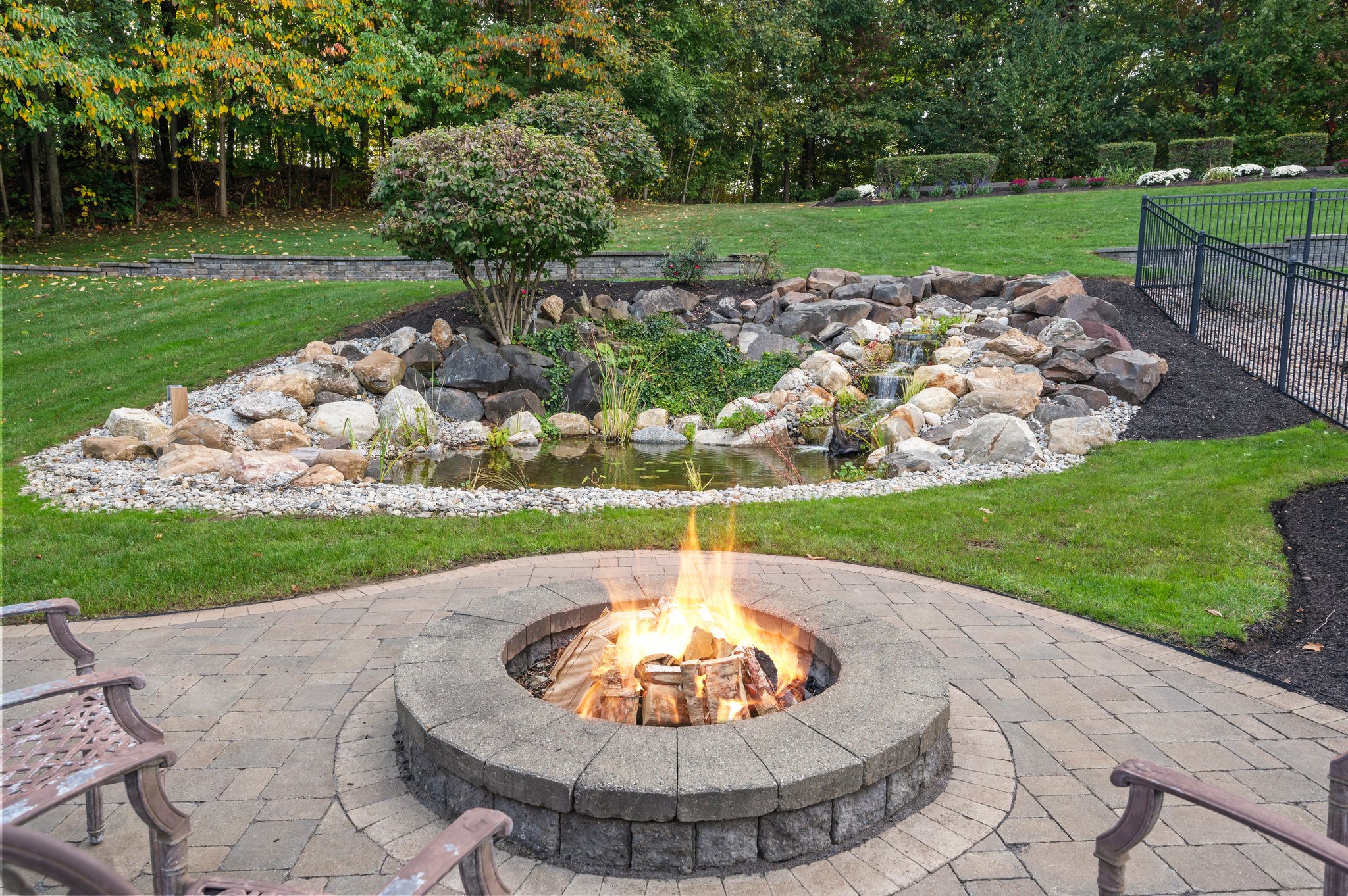 Pond & Firepit