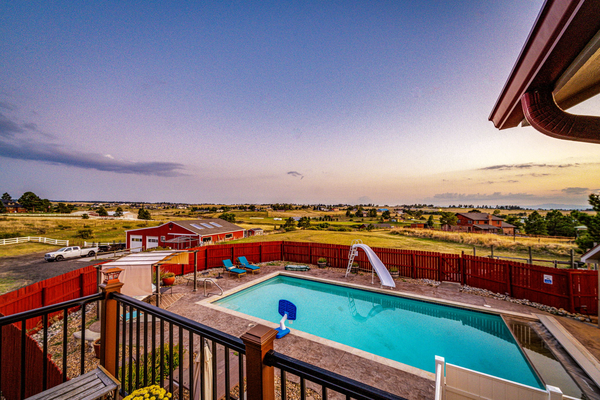 View of Pool from Southern Deck