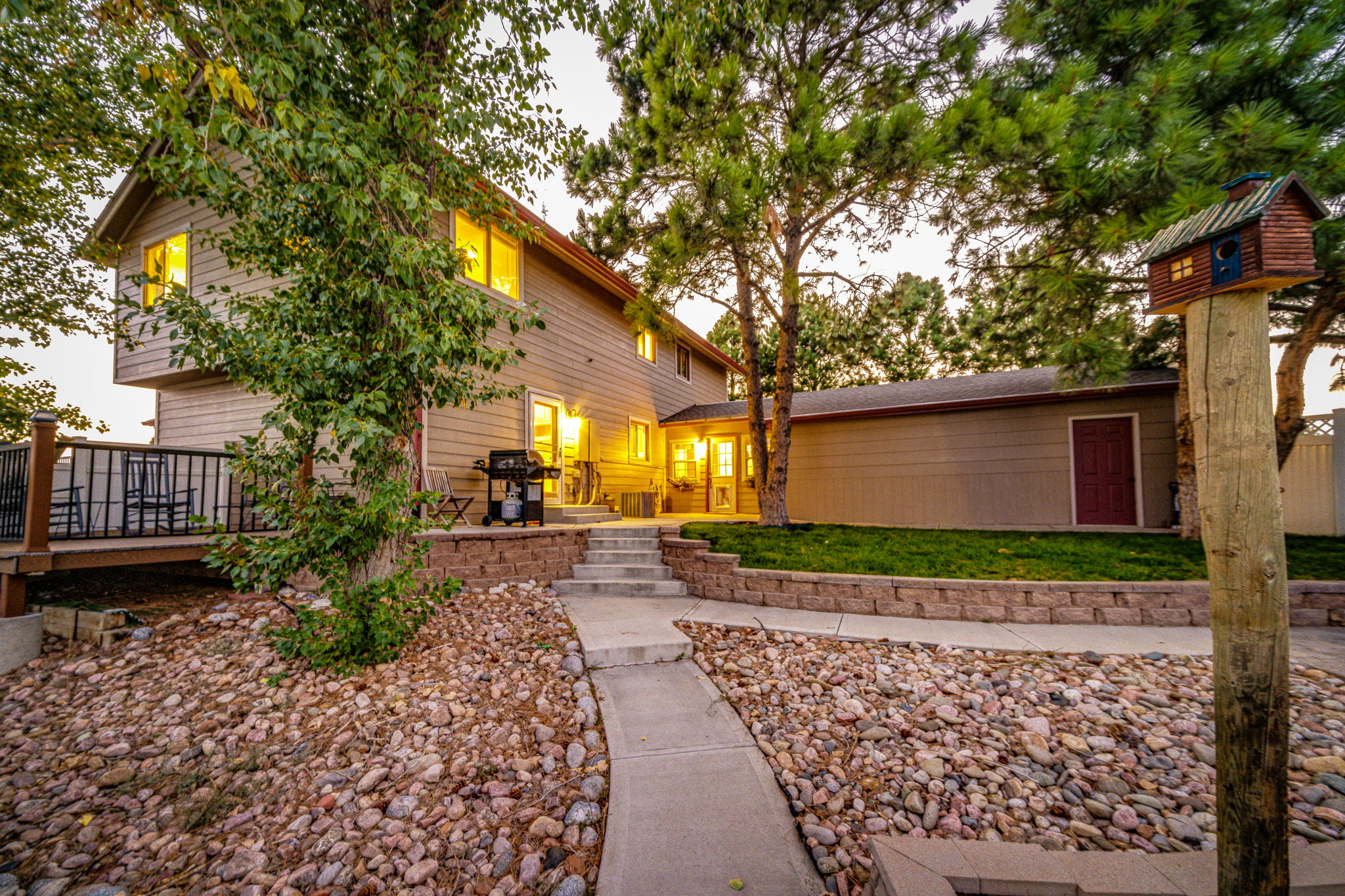 Professionally Landscaped Back Yard