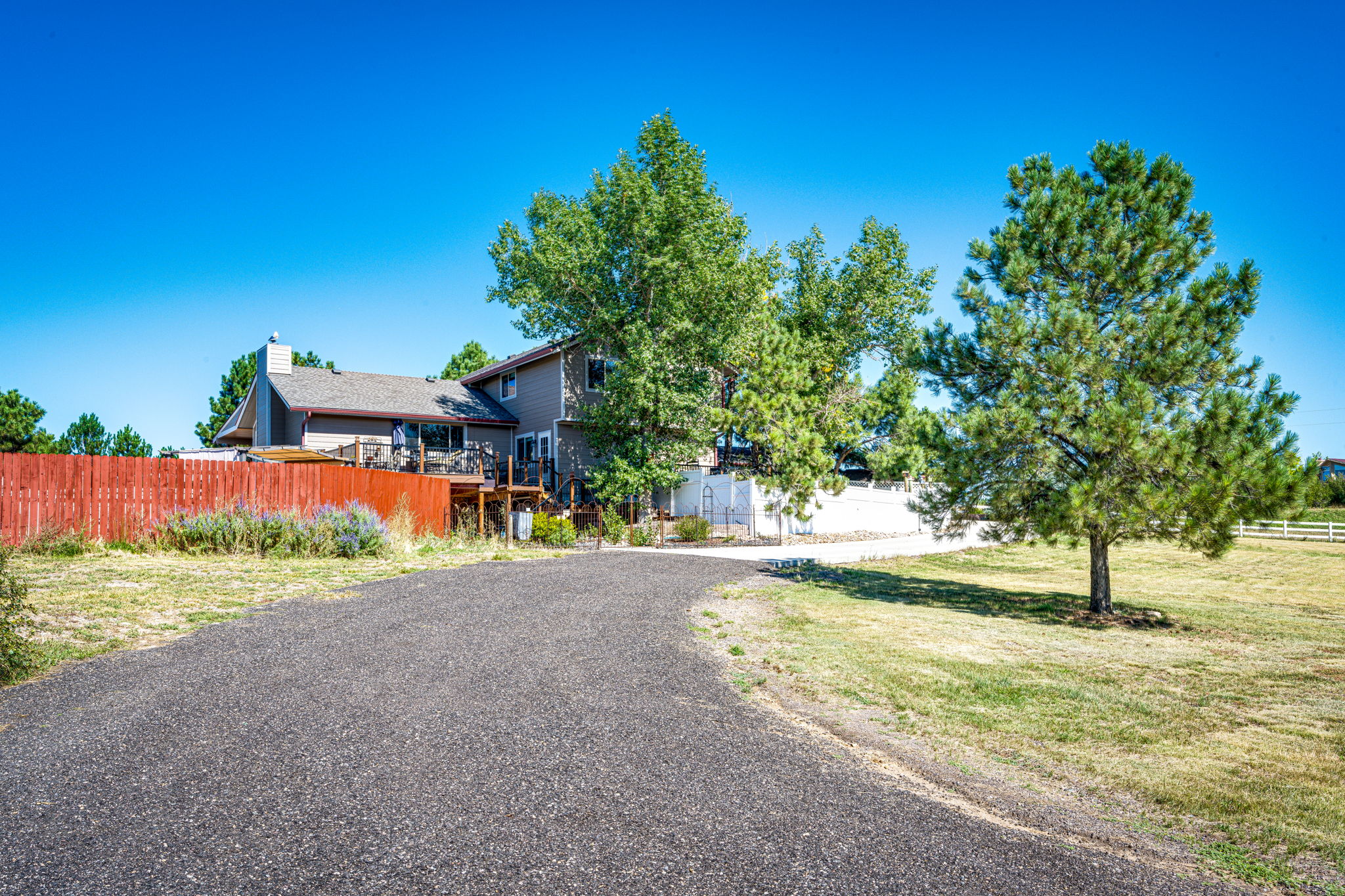 Road from House to Barn