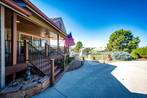 Elegant Covered Front Porch Entry