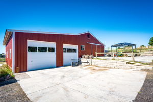 RV Garage Door Entry to Barn