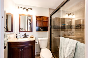 Remodeled 3/4 Bathroom