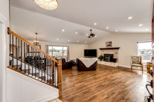 Grand Living Room w Soaring Vaults