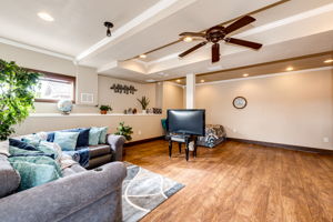 Finished Family Room in Basement