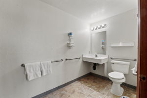 Handicap Accessible Single Queen Bath