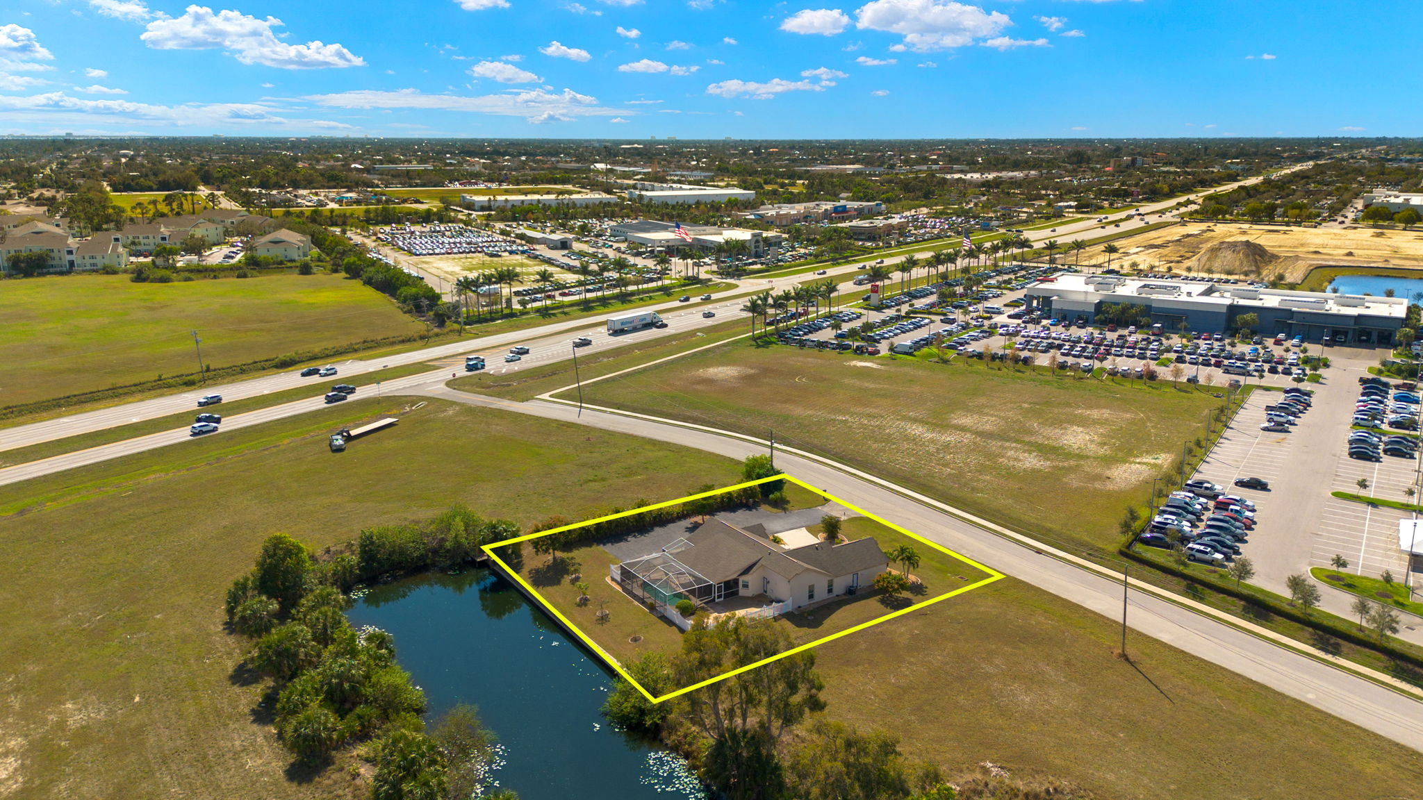 Aerial Rear Exterior 2 of 2 -Lot Lines