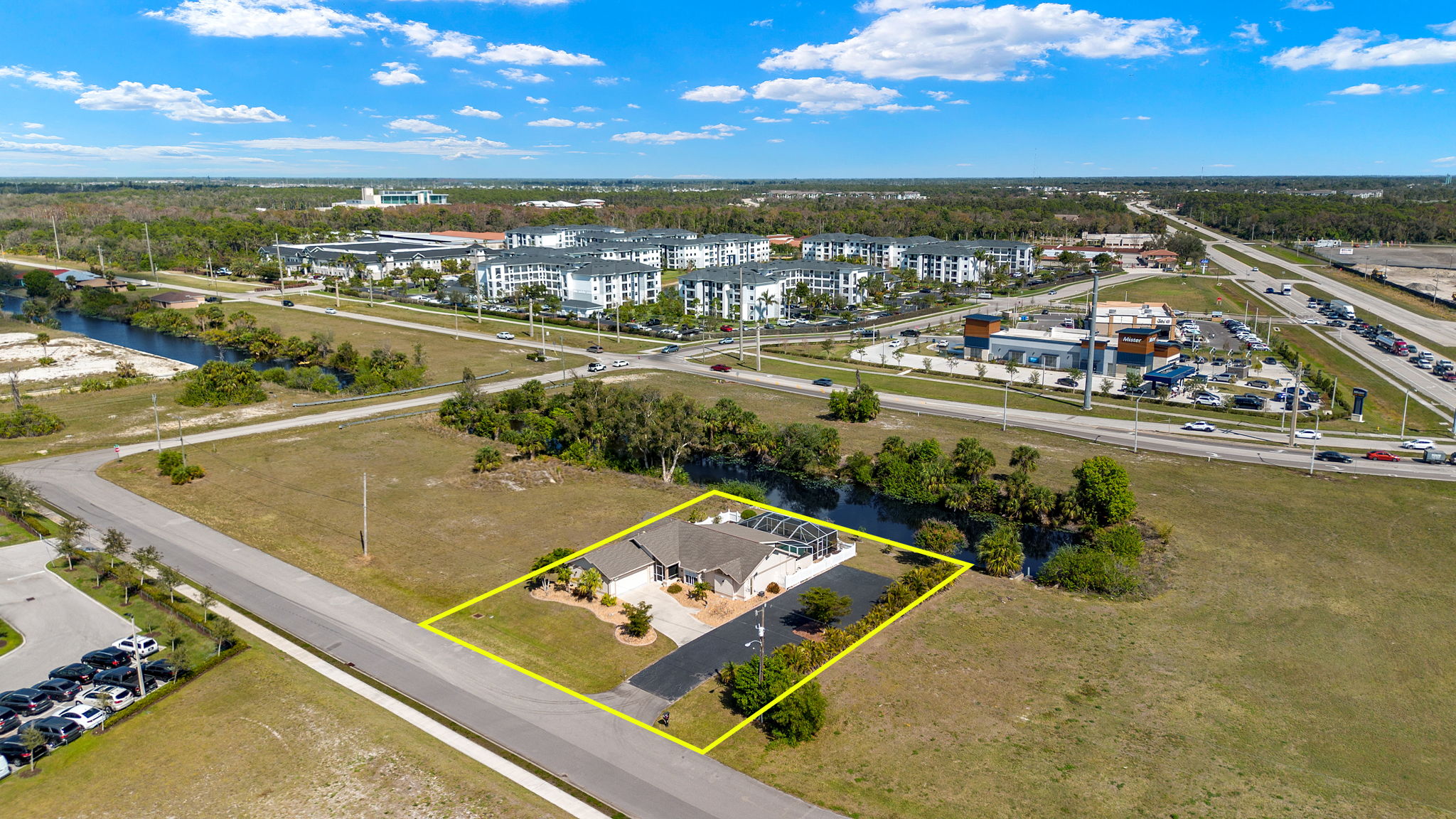 Aerial Front Exterior 2 of 2 -Lot Lines